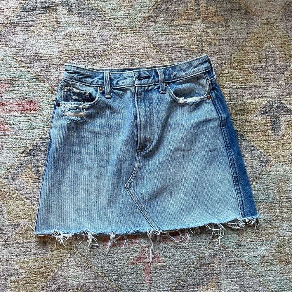 Abercrombie and fitch denim skirt